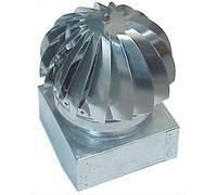 VENTOLINO GIREVOLE BASE QUADRA ZINCATO CM 22X22