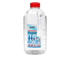 VENTON Klax Acqua distillata 6 × 2 L I demineralizzata - acqua deionizzata - secondo VDE 0510 I Dest. Acqua per casa, tempo libero, auto e laboratorio