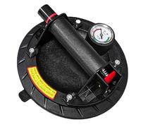 Ventosa a vuoto da 8" per piastrelle, sollevatore per vetro con manometro, max. 200 kg, sollevatore con scatola portautensili portatile, aspiratore per vetro, supporto per piastrelle per laminato