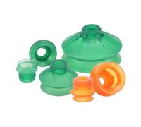 Ventosa a vuoto industriale pneumatica a doppio strato SPB1-10 15 20 25 30 50 60 80 PU resistente all'usura (bianco)