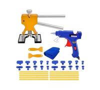 Ventosa Carrozzeria Auto Kit Strumenti Per Rimozione Ammaccature Senza Verniciatura Della Carrozzeria Dell'auto Set Strumenti Per Garage Con Aste Spinta Acciaio Inossidabile(Kit2 35Pcs)