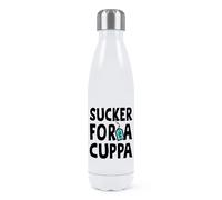 Ventosa For A Cuppa Parete Doppia Acqua Bottiglia Tè Caffè Papà Day Mamme Funny