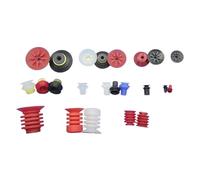 Ventosa multistrato in film ondulato B - 15 / F30-2 for macchina confezionatrice a ventosa for insaccamento sottovuoto(F25-2 red X 5PCS)