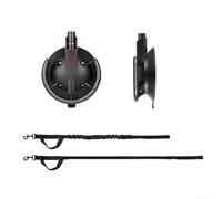 Ventosa per il bagno del cane, con guinzaglio e pompa a vuoto, per fare il bagno controllato e governare i cani su superfici lisce e piatte