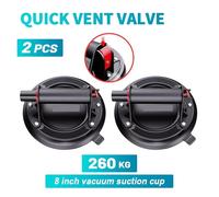 Ventosa per Piastrelle, Pompa ad aria elettrica con capacità di carico di 280 kg, display LED, ventosa a vuoto, spanditore a vuoto, adsorbimento di piastrelle, sollevamento di vetri(AS0527-3K)