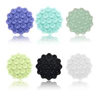 Ventosa Per Telefono, 6 Pezzi Ventosa Per Cellulare Selfie Rosa, Cover Con Ventose Può Essere Utilizzato Su Pareti, Vetri, Tavoli, Bagni, Camere Da Letto, Libera Le Tue Mani (Multicolore)