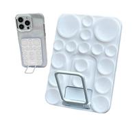 Ventosa per telefono in silicone, supporto per telefono in metallo, supporto per telefono a doppia faccia, supporto adesivo portatile per cellulare con forte assorbimento per uffici