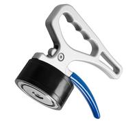 Ventosas Herramienta de recogida magnética potente Magnete di sollevamento for strumento di raccolta magnetico potente e protetto con sgancio rapido for piastra di ferro,(Max Capability-30KG)