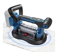 Ventose a batteria 2 in 1 per batteria Makita da 18 V (senza batteria), con display digitale, regolazione delle vibrazioni a 9 marce, assorbimento 250 kg, 0-14000 giri/min, vibratore portatile per