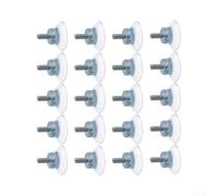 Ventose Adesive 6mm Metallo e PVC Facili Installare | Misto metallo e PVC, diametro 6mm, aderenza per sicura, per superficie, per facile pulizia