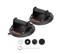 Ventose for piastrelle con ventosa a vuoto da 8 pollici for granito di grandi dimensioni, vetro, capacità di carico di 220 kg, sollevamento manuale Sollevamento stabile(2pcs)