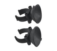 Ventose in silicone per riscaldatori per acquario, 2 pezzi | Morbido silicone elastico, resistente al calore, impugnatura antiscivolo, opzioni trasparenti o nere, design