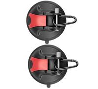 Ventose per finestre resistenti, 2 ventose con ganci resistenti, gancio di fissaggio portatile per, parete doccia, auto, barca, campeggio, trappola per auto, campeggio, trappola per auto e