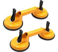 Ventose per Piastrelle Ventosa per Vetro Doppia Ventosa 100 kg Ventosa Sollevatore per il Trasporto di Oggetti ingombranti e Pesanti, Vetro, Legno, Pavimenti, Superficie Liscia