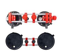 Ventose per Vetro Setatter da cucitura in pietra senza soluzione di continuità Setter 8 pollici Aspirazione sottovuoto con guage pressione for piastrelle giunto livellamento strumento a mano(2 Pieces)