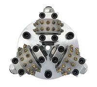 Ventose per Windows Disco a martello Bush da 5 pollici for mola in cemento a 30 perni a 3 rulli in granito di pietra(5 8-11 USA Thread)