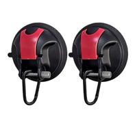 Ventose robuste con ganci, ganci a per esterni, 2 x grandi a , robuste , ventose sottovuoto, fascette da campeggio per tenda laterale auto, camper, barca