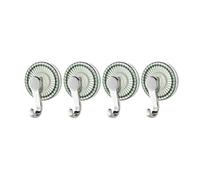 Ventose, Set di ganci a ventosa Ganci da parete adesivi Ganci for uso quotidiano Ganci riutilizzabili Capacità di peso 3 kg per Metallo, Piastrelle(Groen)