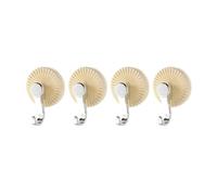 Ventose, Set di ganci a ventosa Ganci da parete adesivi Ganci for uso quotidiano Ganci riutilizzabili Capacità di peso 3 kg per Metallo, Piastrelle(White)
