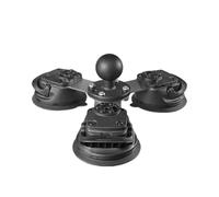 Ventose, Tripla ventosa con sfera da 1,5"/38 mm, compatibile con base for montaggio su auto a 3 ventose for carichi pesanti