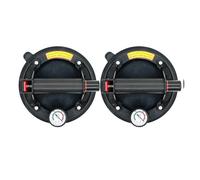 Ventose Vetro, 2 pezzi ventose a vuoto da 21 cm di diametro for piastrelle in granito e vetro, sollevamento manuale, capacità di carico di 220 kg, ventosa pesante da 8 pollici(Air valve type 2PCS)