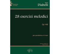 Ventotto esercizi melodici. Op. 149. Per pianoforte a 4 mani