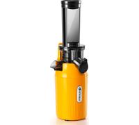 Ventray Essential Ginnie - Spremiagrumi a freddo, spremiagrumi lento compatto e silenzioso (60 giri al minuto, apertura di alimentazione di 45 mm), senza BPA, 400 ml, facile da pulire