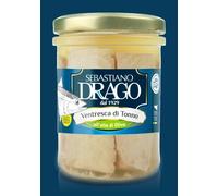 VENTRESCA DI TONNO DRAGO IN OLIO DI OLIVA 1 BOCCE IN VETRO DA GR 200 CONSERVE