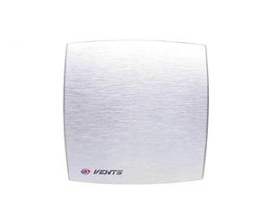vents group Ventola assiale fi 100 230V 14W 88m3/h 33dB Timer e Hyrostat Alluminio Spazzolato 100LDATHMET 4823016252364