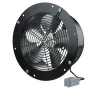 VENTS OVK1 150 Ventilatore da Parete 150 mm Nero Opaco IP24 35 dB [EEK: Non valutato]