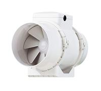 Vents TT-150 - Ventola di aspirazione in linea, a flusso misto, 1 unità da 150 mm, colore: bianco