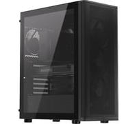 ENDORFY Ventum 400 Air Custodia in PC ATX con vetro temperato, 4 Stratus 120 PWM, parte anteriore in rete, USB-C, supporto AiO 360 mm, custodia da gioco per Mini-ITX mATX ATX