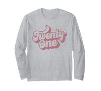 Ventuno 21 Anni per Le Donne per Il Suo 21 ° Compleanno Maglia a Manica