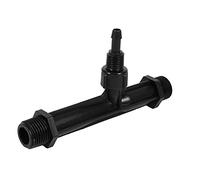Venturi Fertilizer Injector, 1/2 3/4/1 inch Venturi Irrigazione Fertilizzante Mixer Injectors Agriculture Irrigation Pipe Fertilizer Injector Mixer Agricultural Tool Plastic Black