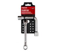 VENTUX GEAR Chiave combinata 13 mm con bussola curva - 2 pezzi | CRV