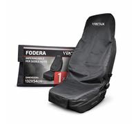 VENTUX GEAR Coprisedile auto impermeabile - Coprisedile singolo universale 132x54 cm - Fodera coprisedile per auto resistente e protettiva per sedile anteriore