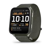 Garmin Venu X1, GPS Smartwatch, Ampio Display AMOLED 2", Torcia LED, Cassa Ultra Sottile da 8 mm, 100 App Sportive Precaricate,Autonomia fino a 8 giorni, Cinturino in Nylon ComfortFit, Moss