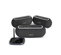 Venucast Harmony A2 - Sistema Di Altoparlanti Wireless Auracast Per Audio Di Sottofondo In Casa, Espandibile, Controllo A Un Pulsante, Bluetooth/Ottico/AUX, Per Negozi E Piccoli Ambienti
