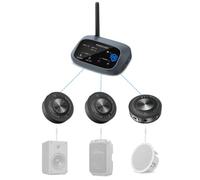 Venucast Harmony A3 - Auracast Sistema Audio Multi-Cassa Wireless, Trasmettitore & Ricevitori Espandibili, Unisce Più Casse Attive in Un Unico Sistema Audio, Portata 100m per Casa, Multi-Room & Eventi