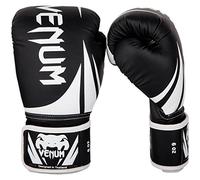 Venum Challenger 2.0 Bambini, Guantoni da Boxe Unisex-Youth, Nero/Bianco, 6-Ounce
