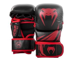Venum, Challenger 3.0 - Guanti da Sparring, unisex, per adulti, M, nero/rosso