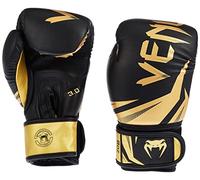 Venum Challenger 3.0, Guantoni da Boxe Unisex - Adulto, Black/Gold, 12 Oz