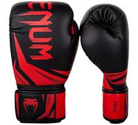 Venum Challenger 3.0, Guantoni da Boxe Unisex - Adulto, Black/Red, 10 Oz