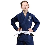 VENUM Contender Kids Kimono BJJ per Bambini, Unisex Bambini, Blu Marino, C1