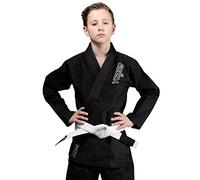 VENUM Contender Kids Kimono BJJ per Bambini, Unisex Bambini, Nero, C2
