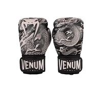 Venum, Dragon's Flight - Guanti da boxe, unisex, per adulti, 16 oz, colore: Nero/Sabbia