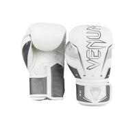 VENUM Elite Evo Guanti da Boxe, Grigio o Bianco, 14 Oz