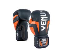 Venum Elite Gants de Boxe, Guantoni Unisex-Adulto, Marina/Argento/Arancione, 12 oz