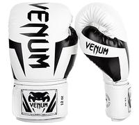 Venum Elite Guanti da Boxe, Unisex - Adulto, Bianco/Nero, 16 oz