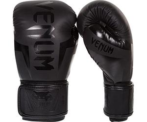 Venum Elite Guanti da Boxe, Unisex - Adulto, Nero (Opaco), 12 oz